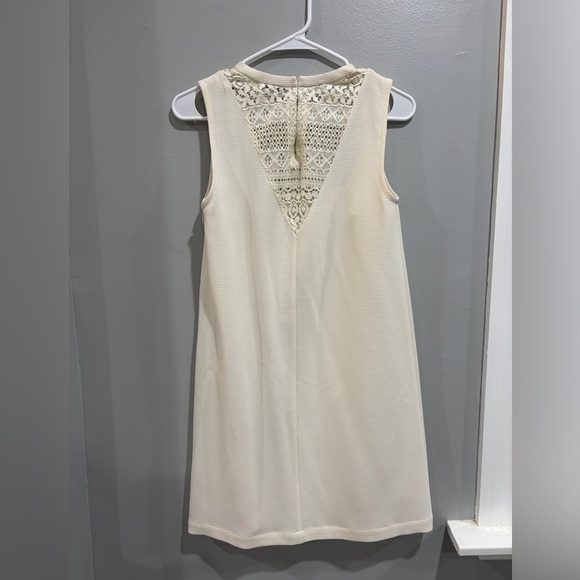 Rebecca Minkoff Women's Vallory Pique Shift Dress‎ Cream Ivory Size XS - Picture 2 of 8